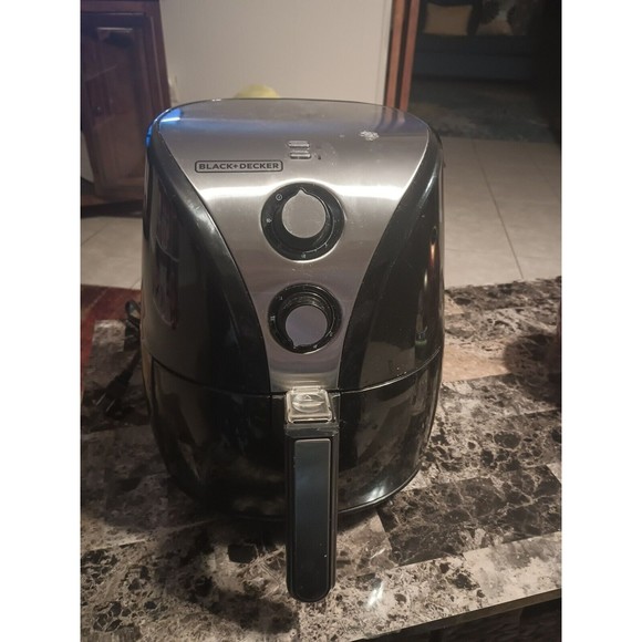 BLACK+DECKER Purify - 2-Liter Air Fryer, Black/Stainless Steel, HF110SB One Size - Picture 1 of 7